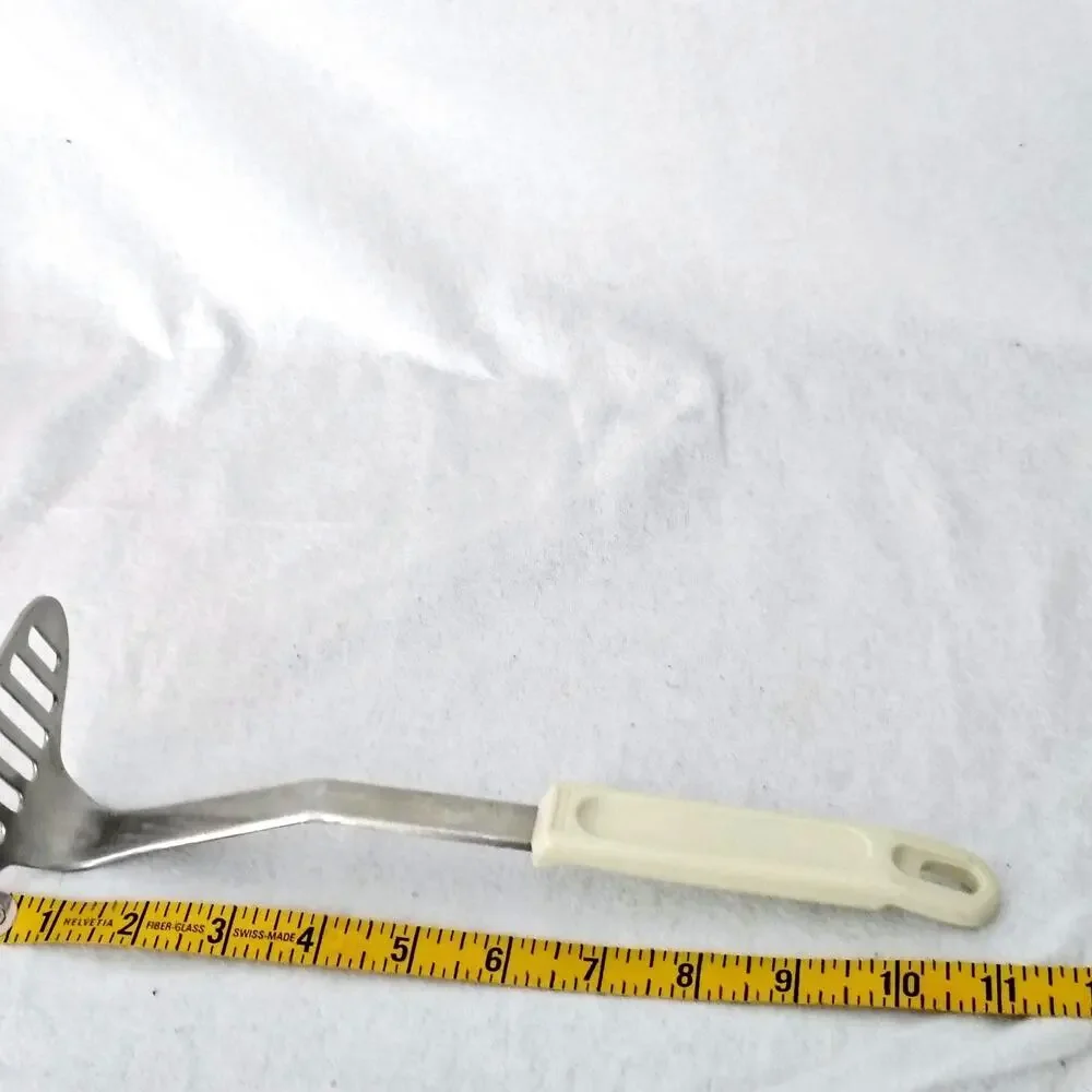 VTG Leifheit Slot Potato Masher Spatula Turner Stainless Steel 18/10 Rost Fret